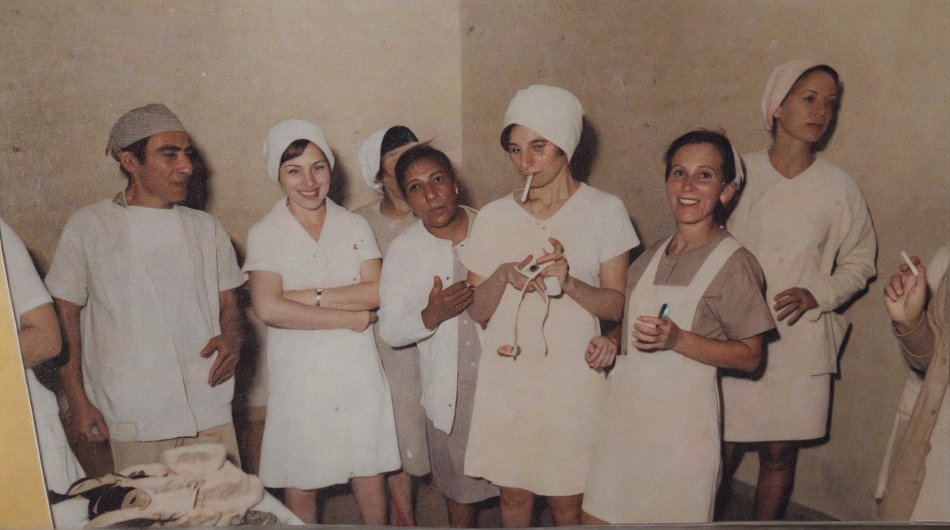 Hannah Elkaslasi volunteering at Schneider Children's Hospital, 1990s