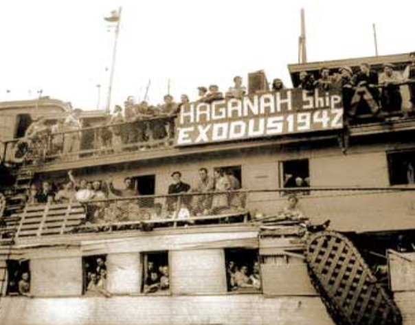 Ship Exodus carrying Holocaust survivors, 1947